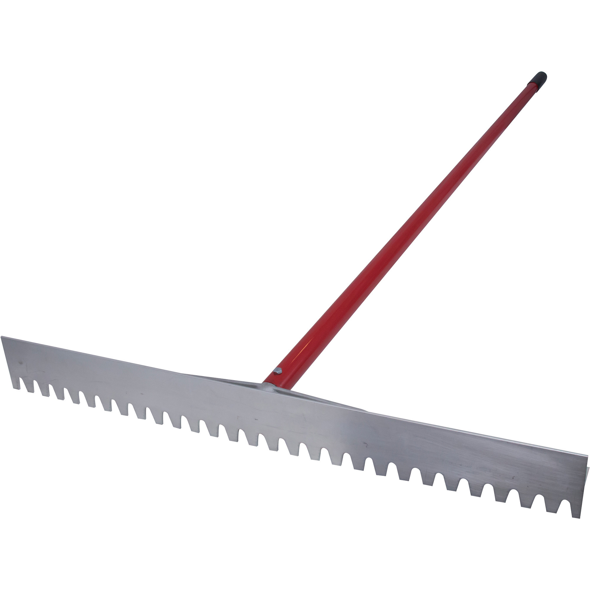 Marshalltown Magnesium Asphalt Lute Rake - 36in. Head, 7ft. Aluminum Handle, Model# RED700083C